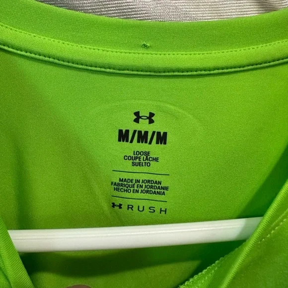 NWT Under Armour Men's Rush Short Sleeve Tee - Picture 5 of 8